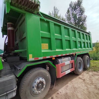 6X4 Sinotruk Dump Truck Шасси тяжелой грузовой коробки из углеродистой стали Моторная емкость 4-6 л