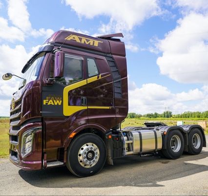 Высокая выносливость FAW 6*4 Тяжелый газовый трактор DOT Сертифицированная настройка