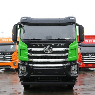 6X4 приводный колесный трактор грузовик Saic Hongyan Jiehu H6 с самосвалами и ≤5 сидений