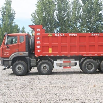 Тяжелый грузовик 8X4 Мусорный грузовик Продажа с гидравлическим силовым рулевым управлением Легкая первоначальная оплата