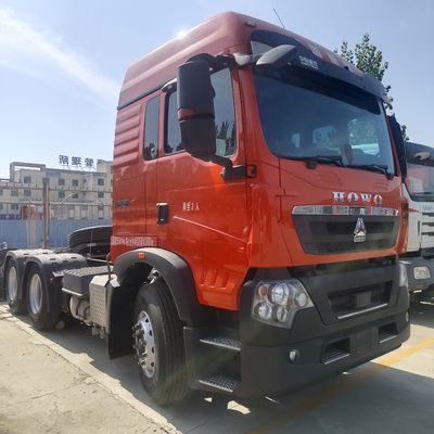 6×4 приводная колеса ручная трансмиссия Haowo Heavy Duty Tractor Truck с воздушной подвеской