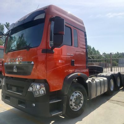 6×4 приводная колеса ручная трансмиссия Haowo Heavy Duty Tractor Truck с воздушной подвеской