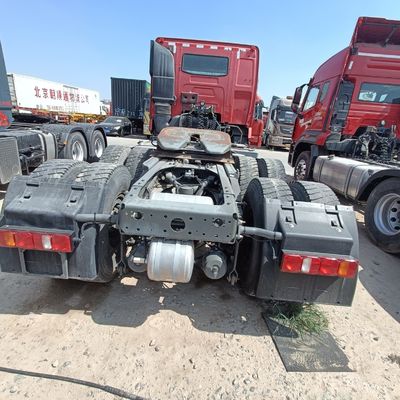 Красный HOWO T7h 440 Модель грузовика для перевозки тяжелых грузов внутри буксируемого полуприцепа