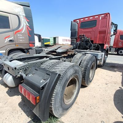 Красный HOWO T7h 440 Модель грузовика для перевозки тяжелых грузов внутри буксируемого полуприцепа
