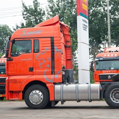 ISO сертифицированный трактор Sitrak 6X4 с топливным баком и гидравлическим силовым рулевым управлением