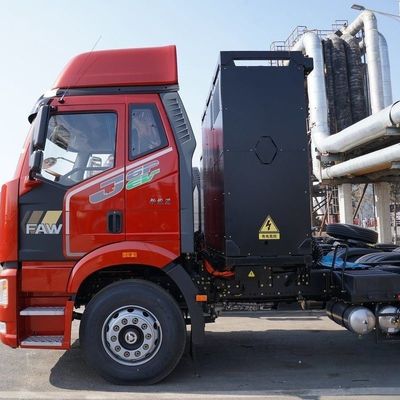 Электрический двигатель FAW Jiefang J6p 6X4 Чистый электрический трактор 12-скоростной ручной передачи
