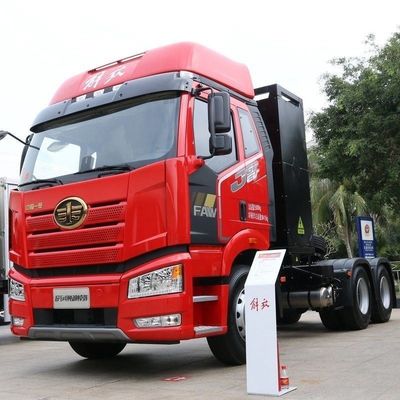 7.36м*2.55м*4м Размер FAW Jiefang J6p 6X4 Чистый электрический обменный трактор 460 л.с. Евро 3