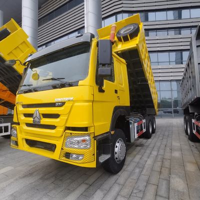 Hovo 6X4 LHD Подержанный грузовик с гидравлическим управлением и безтрубными шинами
