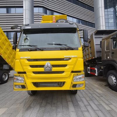 Hovo 6X4 LHD Подержанный грузовик с гидравлическим управлением и безтрубными шинами