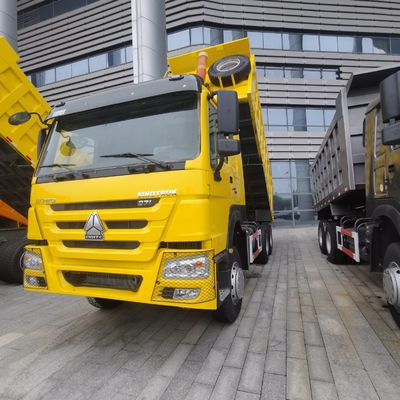 Sinotruck Tipper Использованный грузовик с гидравлическим рулевым управлением 30 т грузоподъемностью и продажа