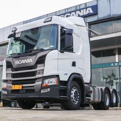 Тяжелый грузовик Scania серии G мощностью 450 л.с. с национальным стандартом VI и трансмиссией 6X2r