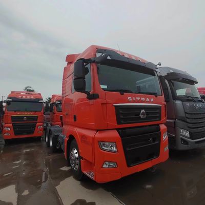 Ручная коробка передач 6X4 Подержанный трактор-грузовик Ситрак для грузовых перевозок в хорошем состоянии