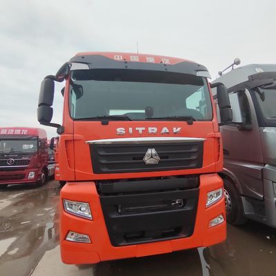 Ручная коробка передач 6X4 Подержанный трактор-грузовик Ситрак для грузовых перевозок в хорошем состоянии