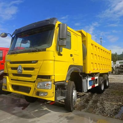 12100.000kg Китайские подержанные машины транспортировки HOWO Дамп-грузовик с углеродной стальной грузовой коробкой