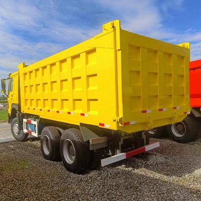 12100.000kg Китайские подержанные машины транспортировки HOWO Дамп-грузовик с углеродной стальной грузовой коробкой
