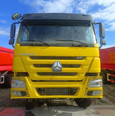 Шасси Sinotruk HOWO 371HP Подержанный транспортный грузовик Дамп-грузовик Дизельный с дизельным двигателем