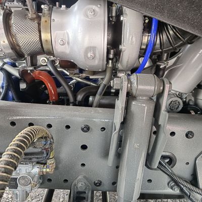 400L топливный бак Углеродистая сталь ZZ4257N3247E1H Дизельный тяжелый грузовик для буксировки полуприцепа