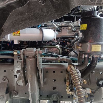 400L топливный бак Углеродистая сталь ZZ4257N3247E1H Дизельный тяжелый грузовик для буксировки полуприцепа