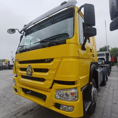 Сертифицированный ECE тяжелый трактор 6X4 с топливным баком 1000 л и сиденьем водителя с воздушной подвеской