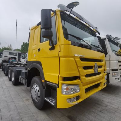 Сертифицированный ECE тяжелый трактор 6X4 с топливным баком 1000 л и сиденьем водителя с воздушной подвеской