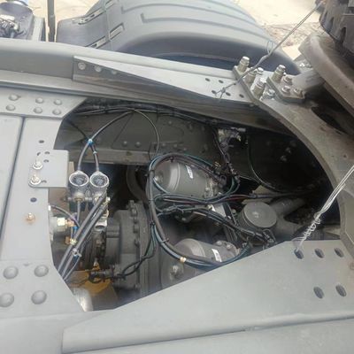 Грузовой ящик из углеродистой стали Тяжелый дизельный грузовик с силовым гидравлическим рулевым управлением