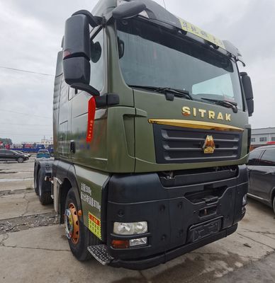 ZZ4257N3247E1H 31-40t Подержанный тяжелый грузовик с 1000-литровым топливным баком и сиденьем воздушной подвески