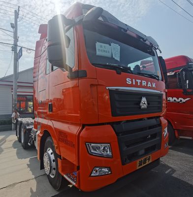Топлив- Sinotruck Трактор Подержанный грузовик для грузовых перевозок 6,5x2,5x4м 400L топливный бак
