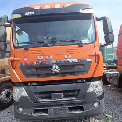 600L топливный бак тяжелой службы использованный Sinotruk HOWO 6X4 тракторный грузовик с гидравлическим рулевым управлением