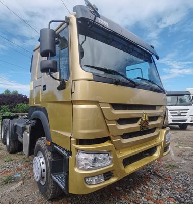 Подержанный трактор HOWO с топливным баком 1000 л Euro2/Euro3/Euro4 Standard Emission Towing