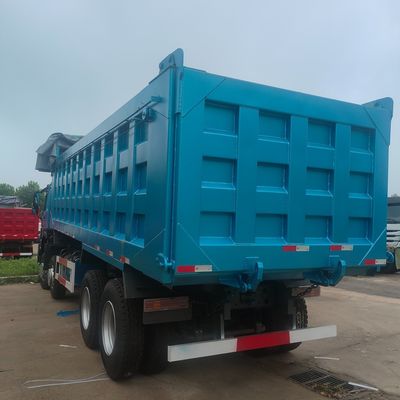 6 месяцев Послепродажное обслуживание Тяжелый грузовик HOWO 8X4 с грузовым ящиком из углеродистой стали