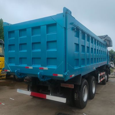 6 месяцев Послепродажное обслуживание Тяжелый грузовик HOWO 8X4 с грузовым ящиком из углеродистой стали