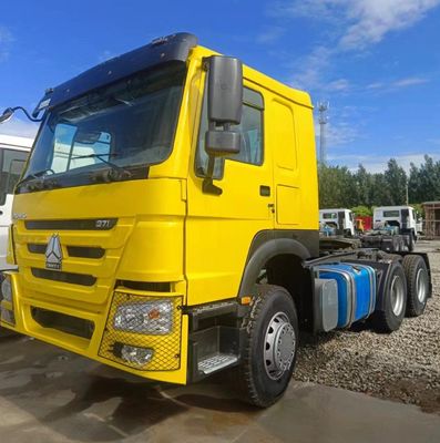 6 месяцев Послепродажное обслуживание Использованный трактор HOWO 371HP Тяжелый грузовик для транспорта