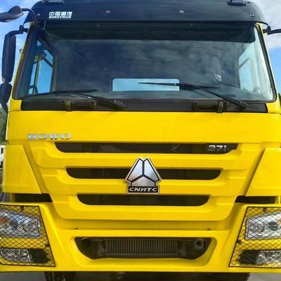 Ручная коробка передач Sinotruk Шасси 371HP самосвальный грузовик с гидравлическим рулевым управлением