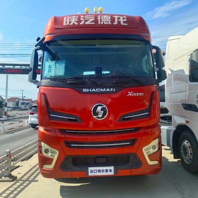 Углеродистая грузовая коробка Дизельный тракторный грузовик Delong X6000 с 1000L воздушной подвеской сиденья