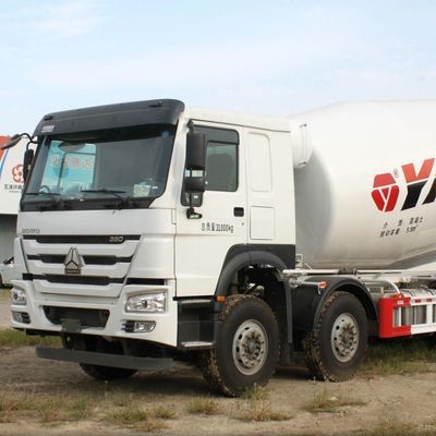 ZZ1257N3647N1 8x4 Использованный грузовик Sinotruk HOWO 380 HP Бетономешальник с высокой прочностью