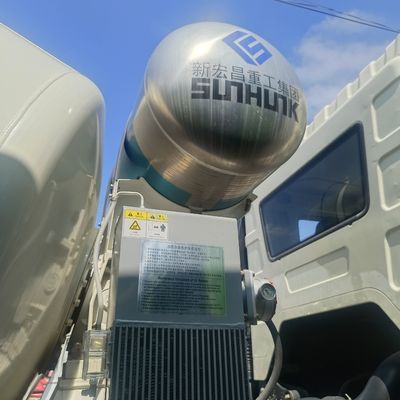 Автомобиль для смешивания бетона с углеродной сталью и кондиционером