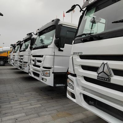 Использованный HOWO 371HP 6X4 тракторный грузовик для перевозки грузов в материале коробки из углеродистой стали