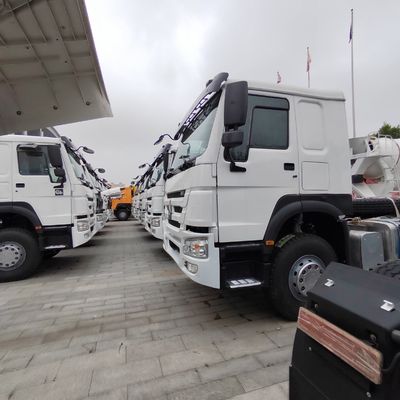 Использованный HOWO 371HP 6X4 тракторный грузовик для перевозки грузов в материале коробки из углеродистой стали