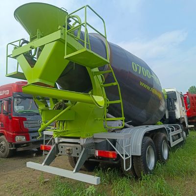 Euro 3 HOWO 12m3 380HP Классический бетономешальник с вспомогательным рулевым управлением