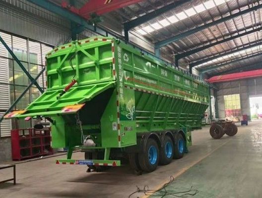 Полуприцеп для кукурузы Арахис Пшеница Уголь Минералы Саморазгрузка Транспорт зерна