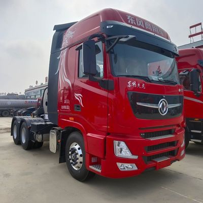 Передний подъемный стиль 6X4 Дампинг тип СПГ Газовый тяга Транспортный грузовик 580 HP Трактор