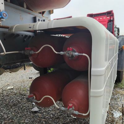 Дизайн шины без труб, на заказ подержанный Sinotruck Sitrak HOWO 6X4 CNG трактор