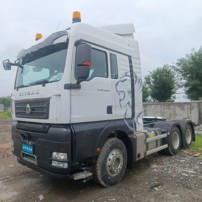 Тяжелый грузовик Shandeka 371//375/390HP 6X4/8X4 10/12 Колесо Использованный грузовик с тяговой головкой
