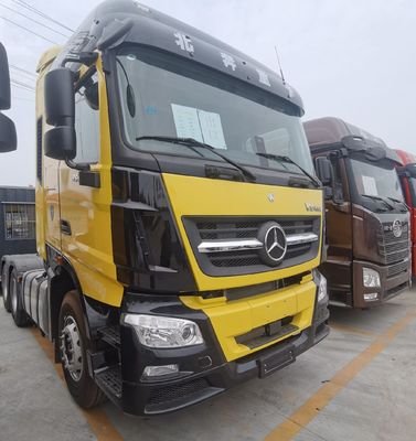 Материал из углеродистой стали 6X4 Beiben тракторный грузовик с гидравлической силовой рулевой системой